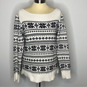 Loft Outlet Snowflake Sweater